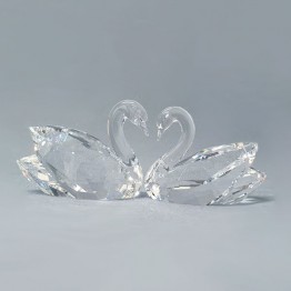 Swarovski Kristal | Silver Crystal | Gevederde Schoonheden | Zwanenpaar | 5493713